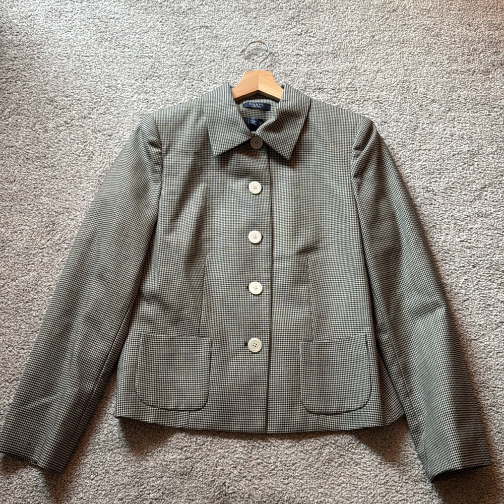 Vintage Chaps houndstooth jacket